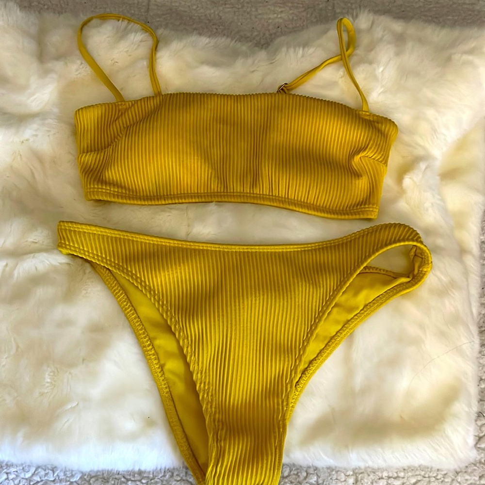 Yellow bikini